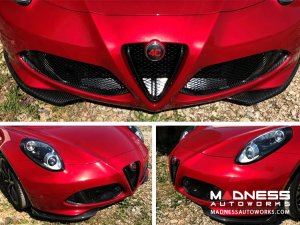 Alfa Romeo 4C Carbon Fiber Front Splitter Kit 